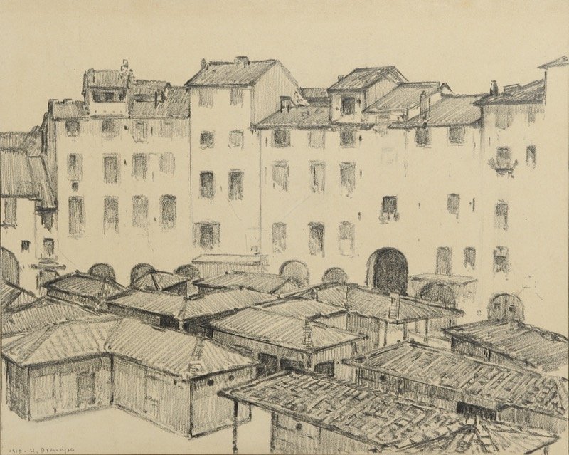 1915 -Mercato di notte (studio)